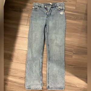 H&M Light Blue Straight Leg Jeans
